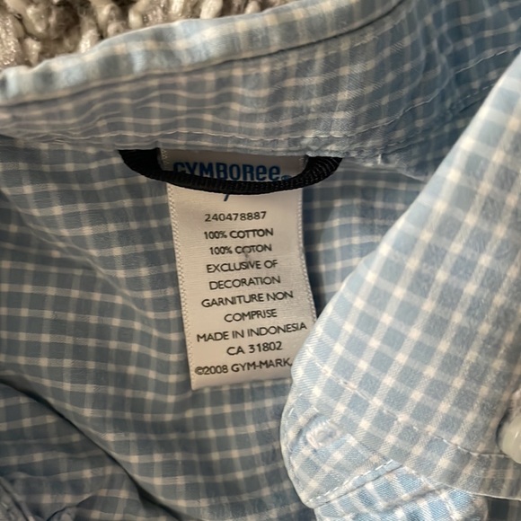 Gymboree size 7 button down - Picture 2 of 2